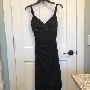 Black cocktail dress size M